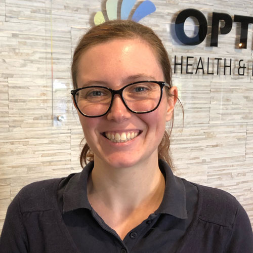 Jessica Arnold Physiotherapist Optimum Health & Performance Terrigal North Wyong
