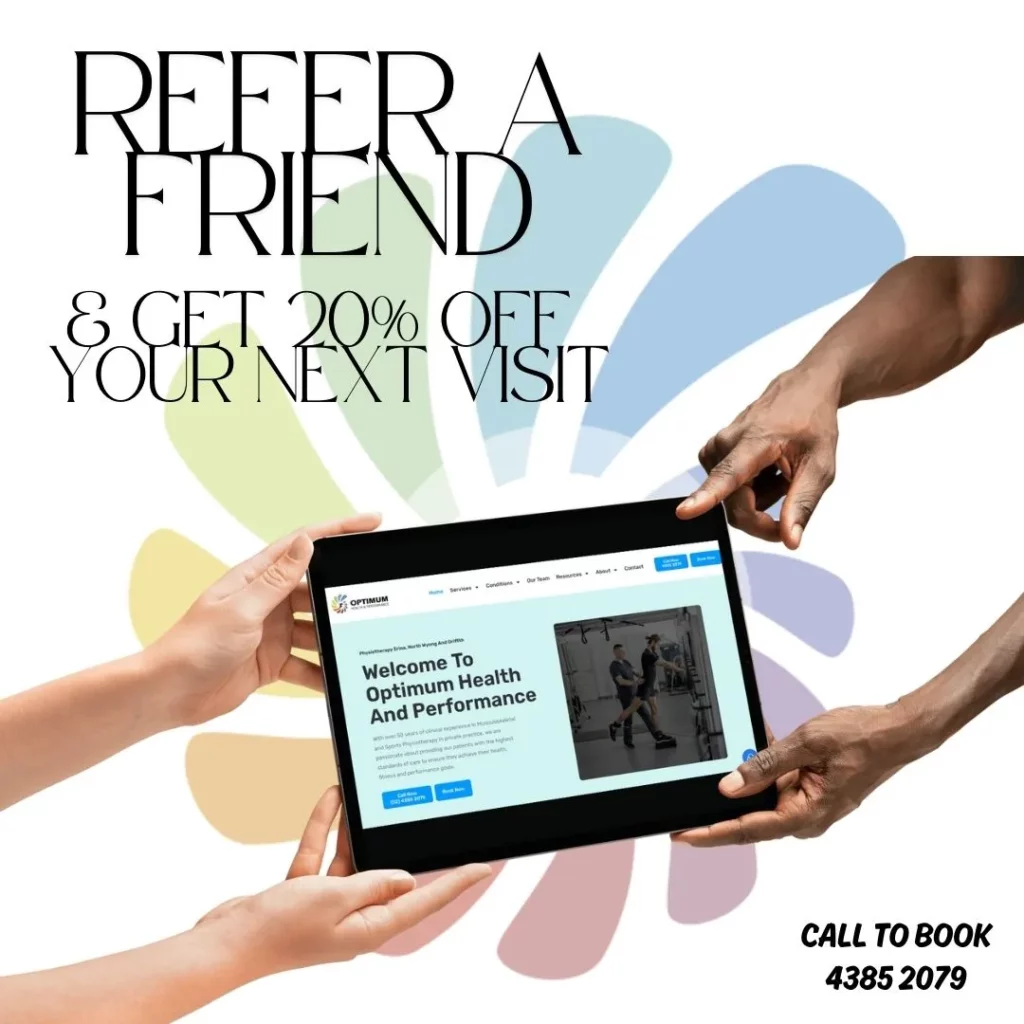 Refer a friend - 20% off voucher